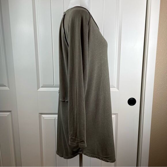 Zara military style hi-lo dress (0361) - Picture 3 of 11